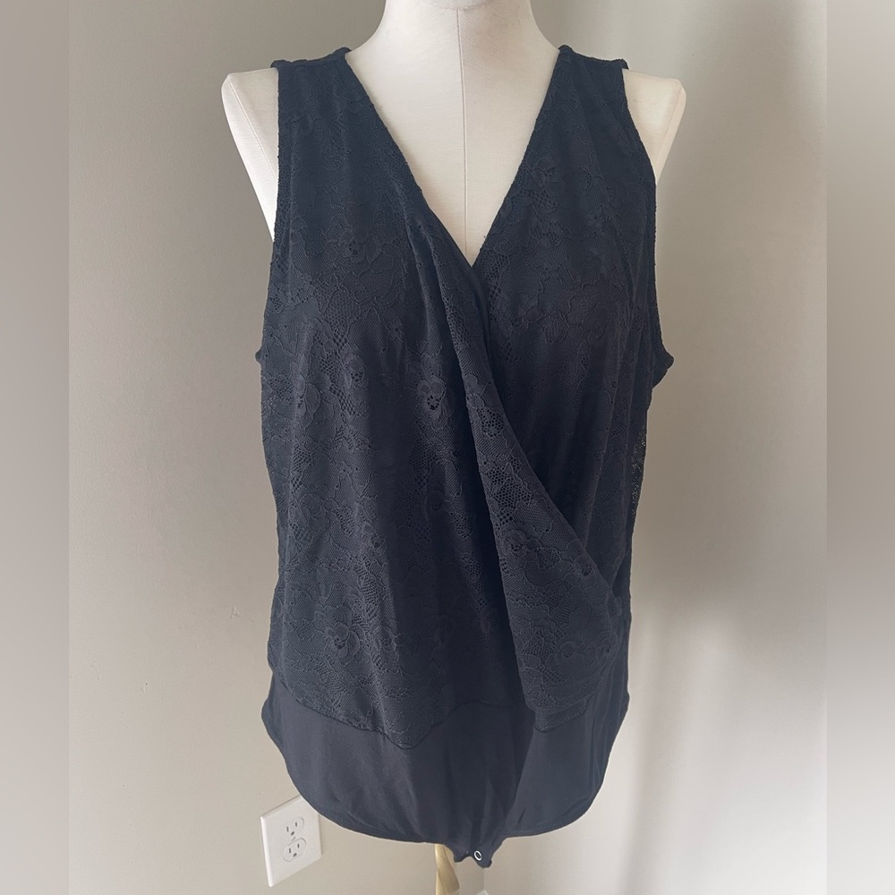 TORRID BLACK BODYSUIT LACE SIZE 1